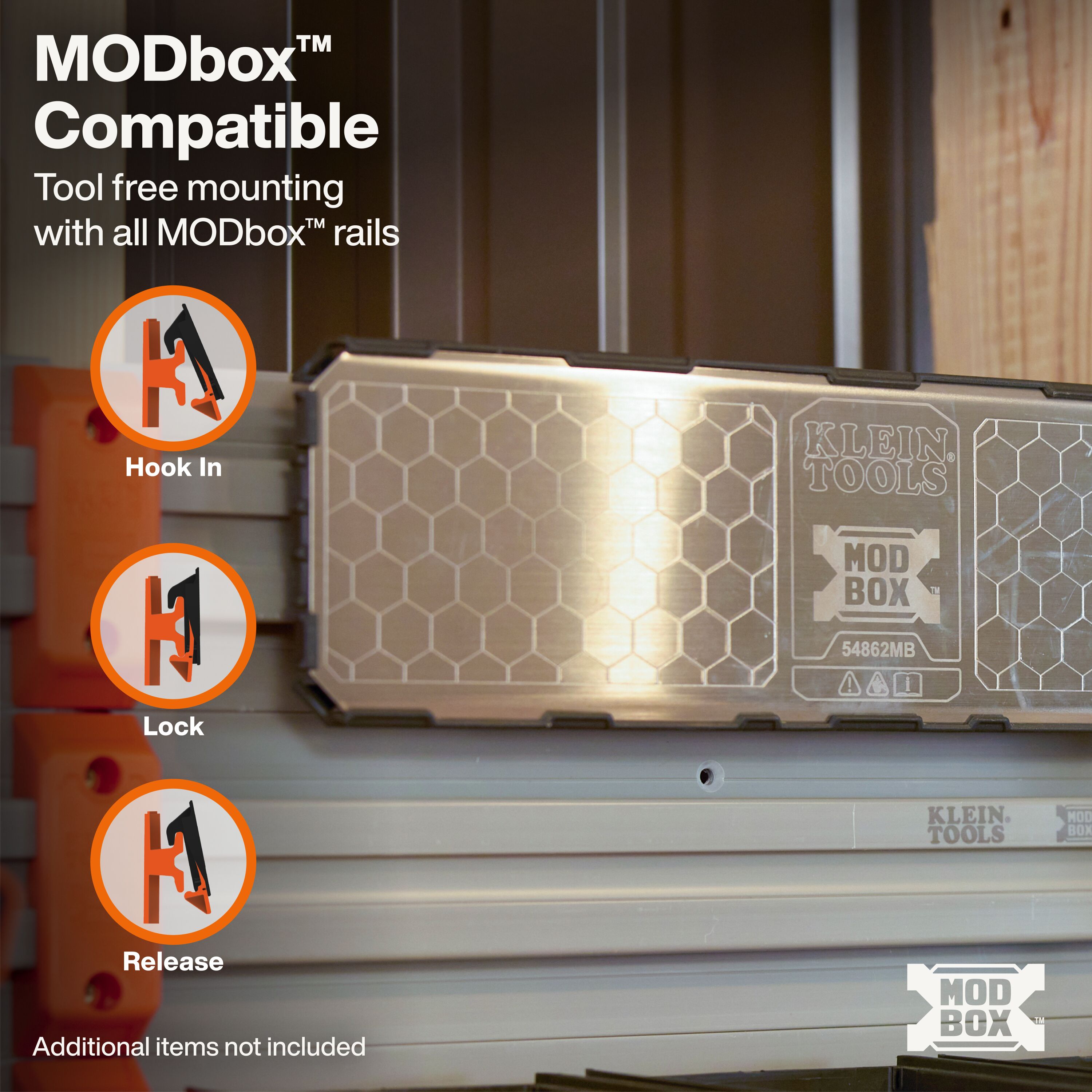 Klein 54862MB MODbox Wall System, Steel Mount - Ace Tool Group - Klein