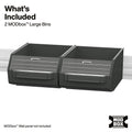 Klein 54864MB MODbox Wall System, Large Bin, 2-Pack - Ace Tool Group - Klein