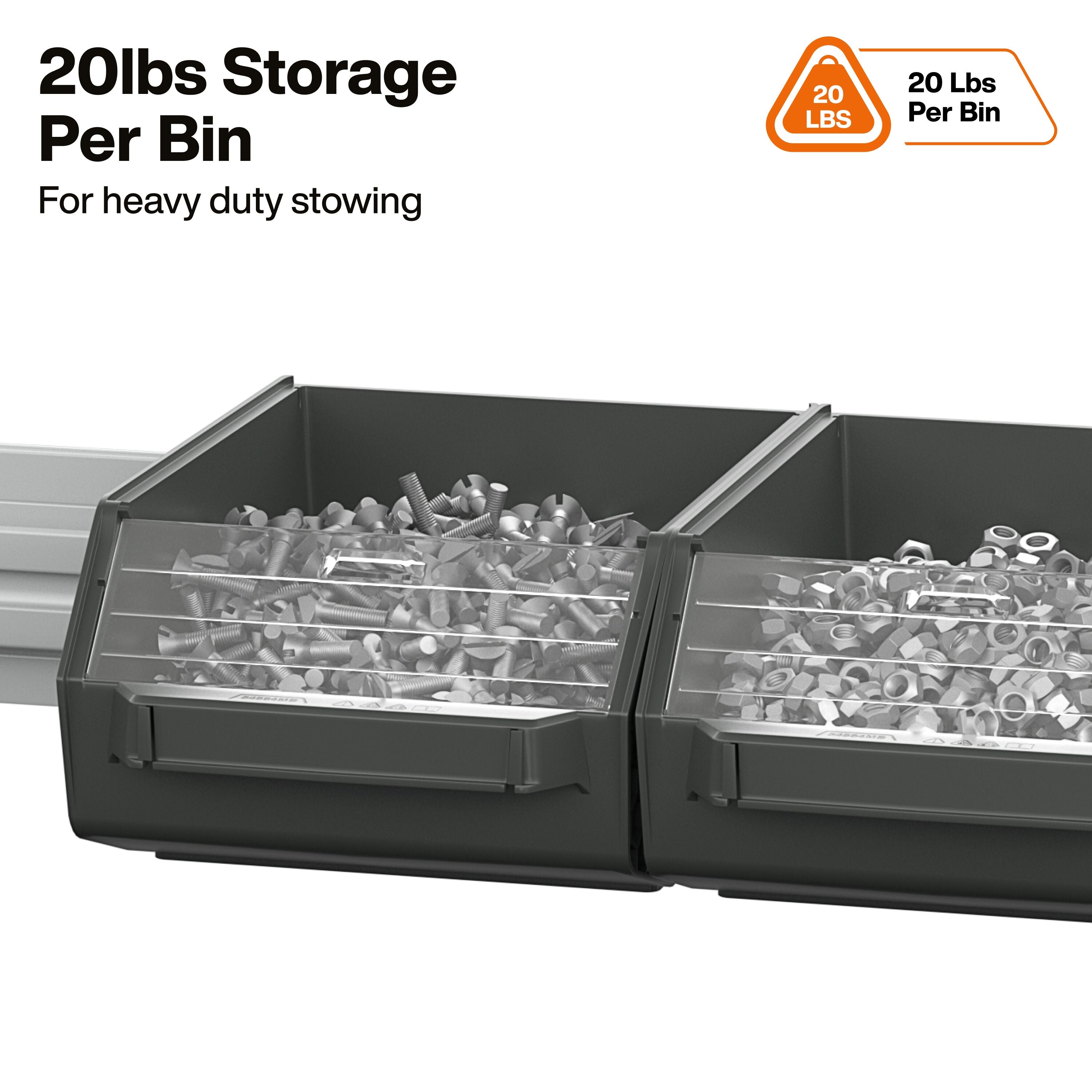 Klein 54864MB MODbox Wall System, Large Bin, 2-Pack - Ace Tool Group - Klein