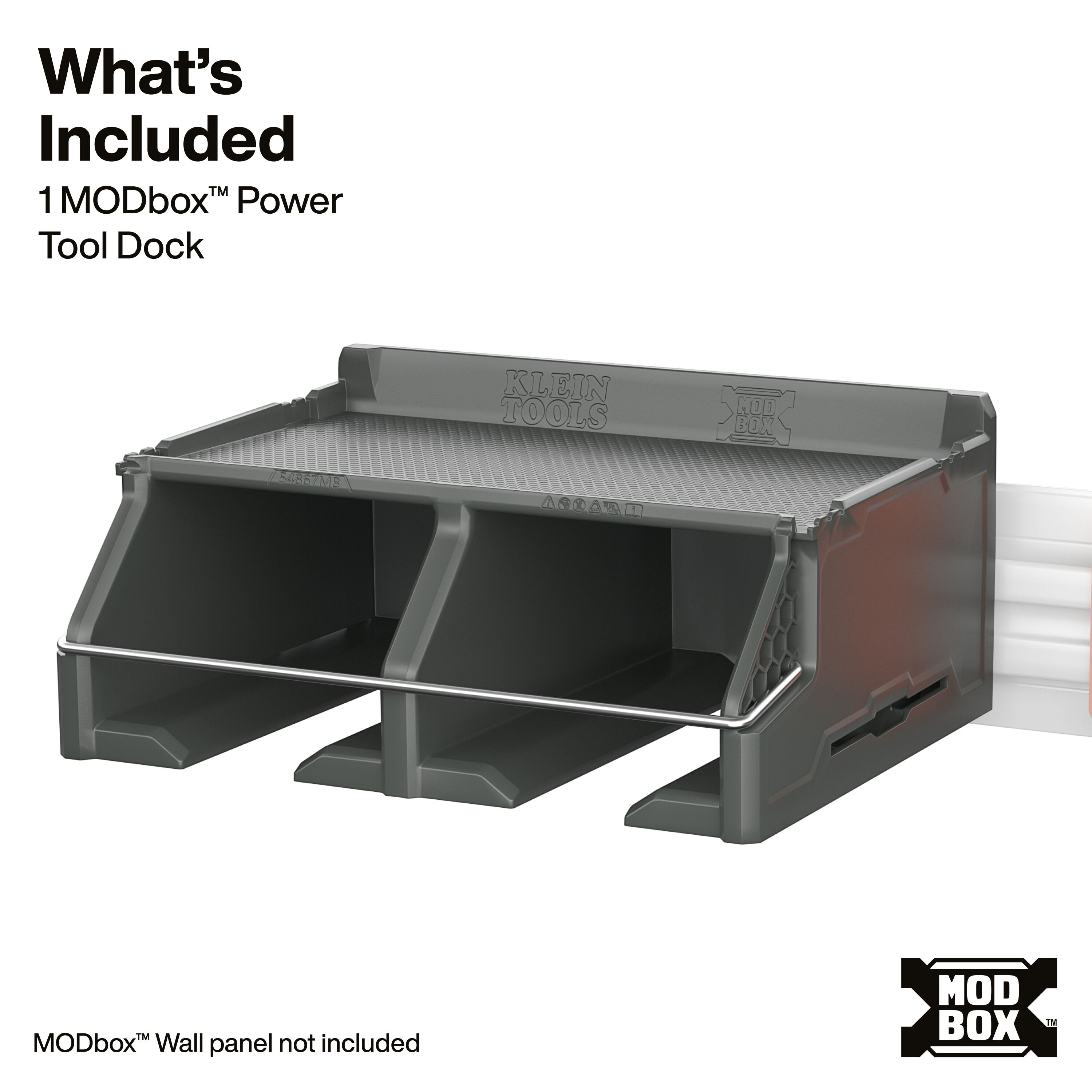 Klein 54867MB MODbox Wall System, Power Tool Dock - Ace Tool Group - Klein