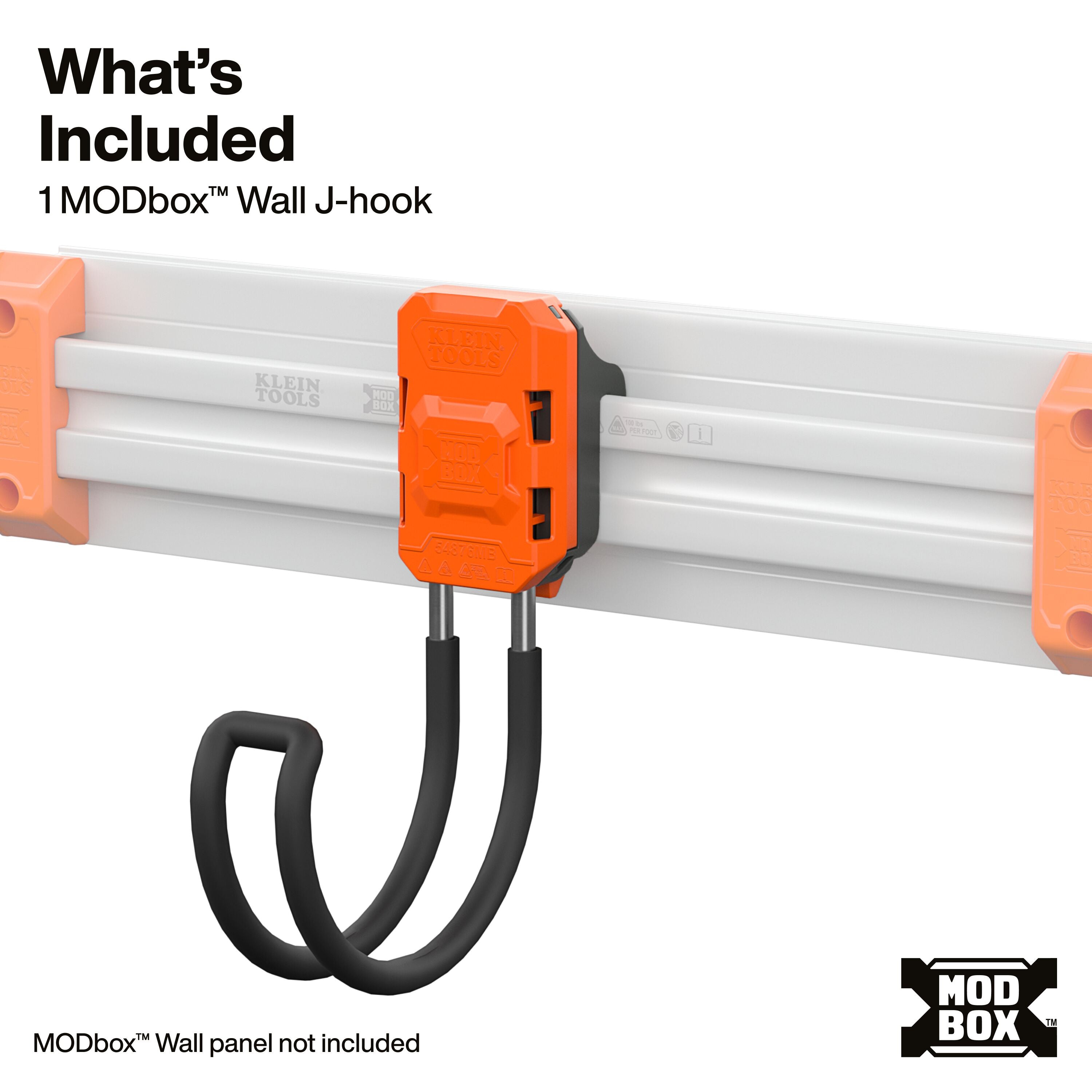 Klein 54876MB MODbox Wall System, J-Hook - Ace Tool Group - Klein