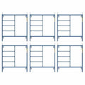MetalTech M-MF6060PSK6 5x5 ft. Scaffold Frame - 6 Pk - Ace Tool Group - Metaltech