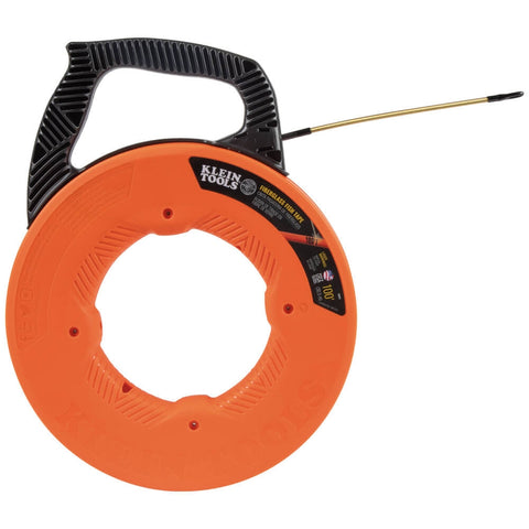Klein 56351 100 ft. Fiberglass Fish Tape w/ Leader - Ace Tool Group - Klein