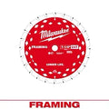 Milwaukee 48-40-0520 5-1/2" 18T FRAMING SAW BLADE 5 Pack - Ace Tool Group - Milwaukee
