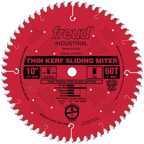 Freud Tools 10" Thin Kerf Sliding Compound Miter Saw Blade - Ace Tool Group - Freud