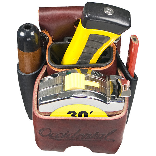 Occidental 5522 Belt Worn 4 in 1 Tool/Tape Holder - Ace Tool Group - Occidental Leather