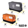 Klein 55579 Double Zipper Tool Bag, 2-Pack - Ace Tool Group - Klein