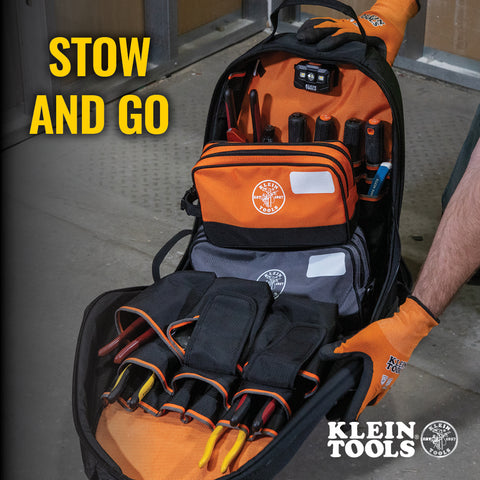 Klein 55579 Double Zipper Tool Bag, 2-Pack - Ace Tool Group - Klein