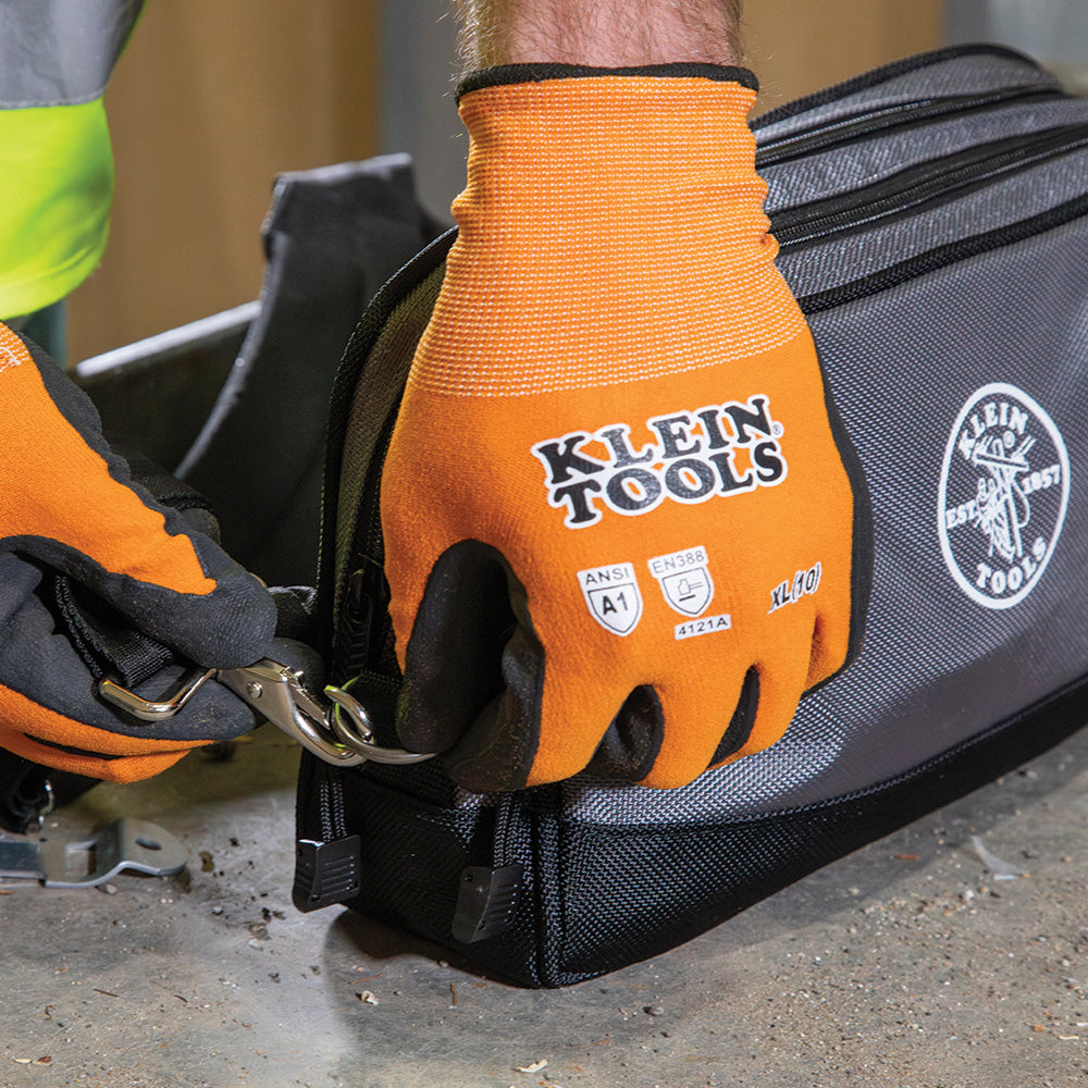 Klein 55583 Double Zipper Bag, 12 x 7-Inch - Ace Tool Group - Klein