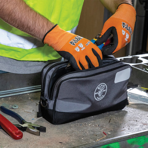 Klein 55583 Double Zipper Bag, 12 x 7-Inch - Ace Tool Group - Klein