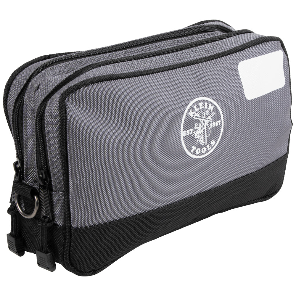 Klein 55583 Double Zipper Bag, 12 x 7-Inch - Ace Tool Group - Klein