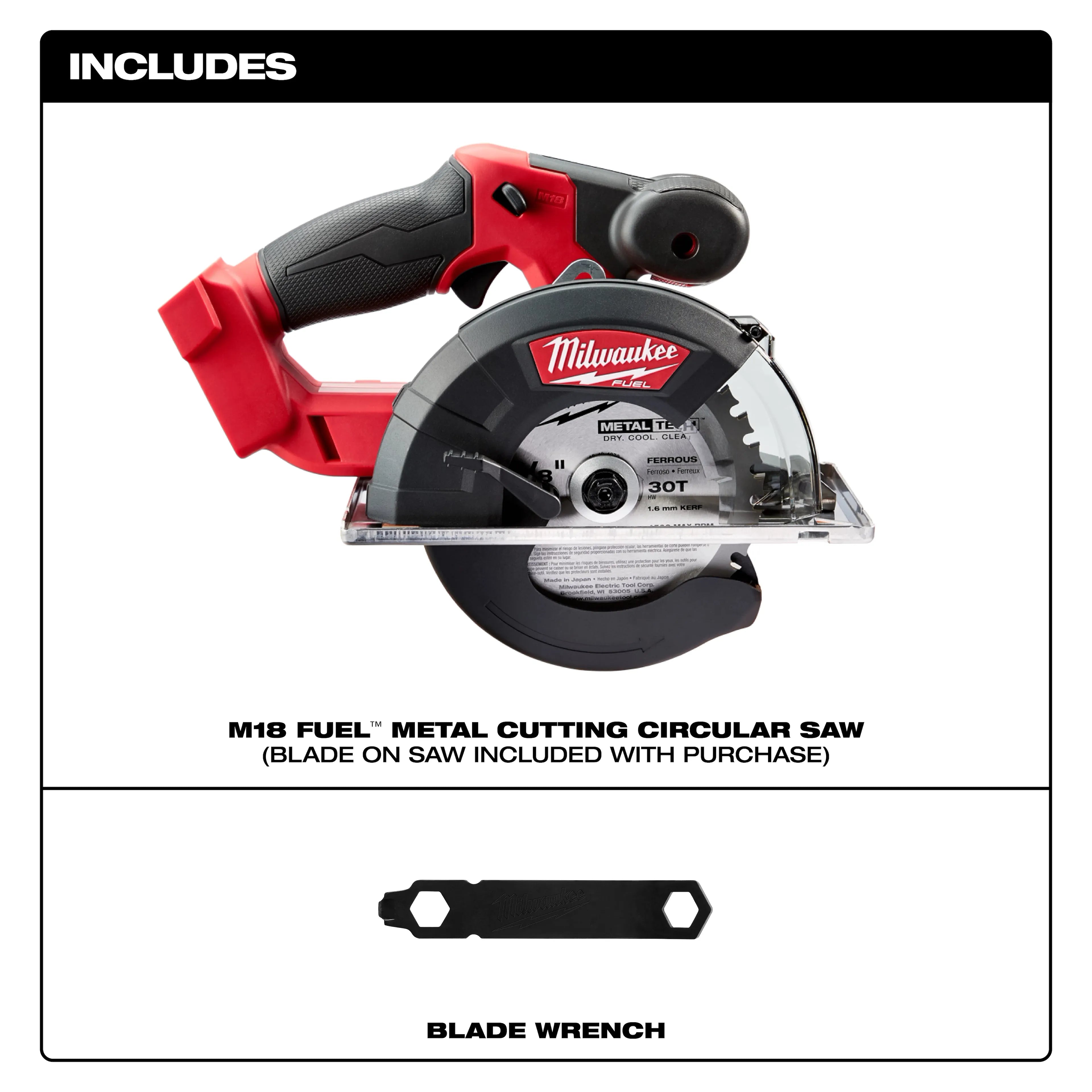 Milwaukee 2782-20 M18 Metal Cutting Circular Saw - Ace Tool Group - Milwaukee