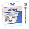 Kreg Pocket Screws - 1-1/2", #7 Fine, Washer-Head, 500ct - Ace Tool Group - Kreg
