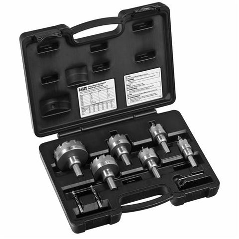 Klein Tools 31873 8-Piece Electrician's Hole Cutter Kit - Ace Tool Group - Klein