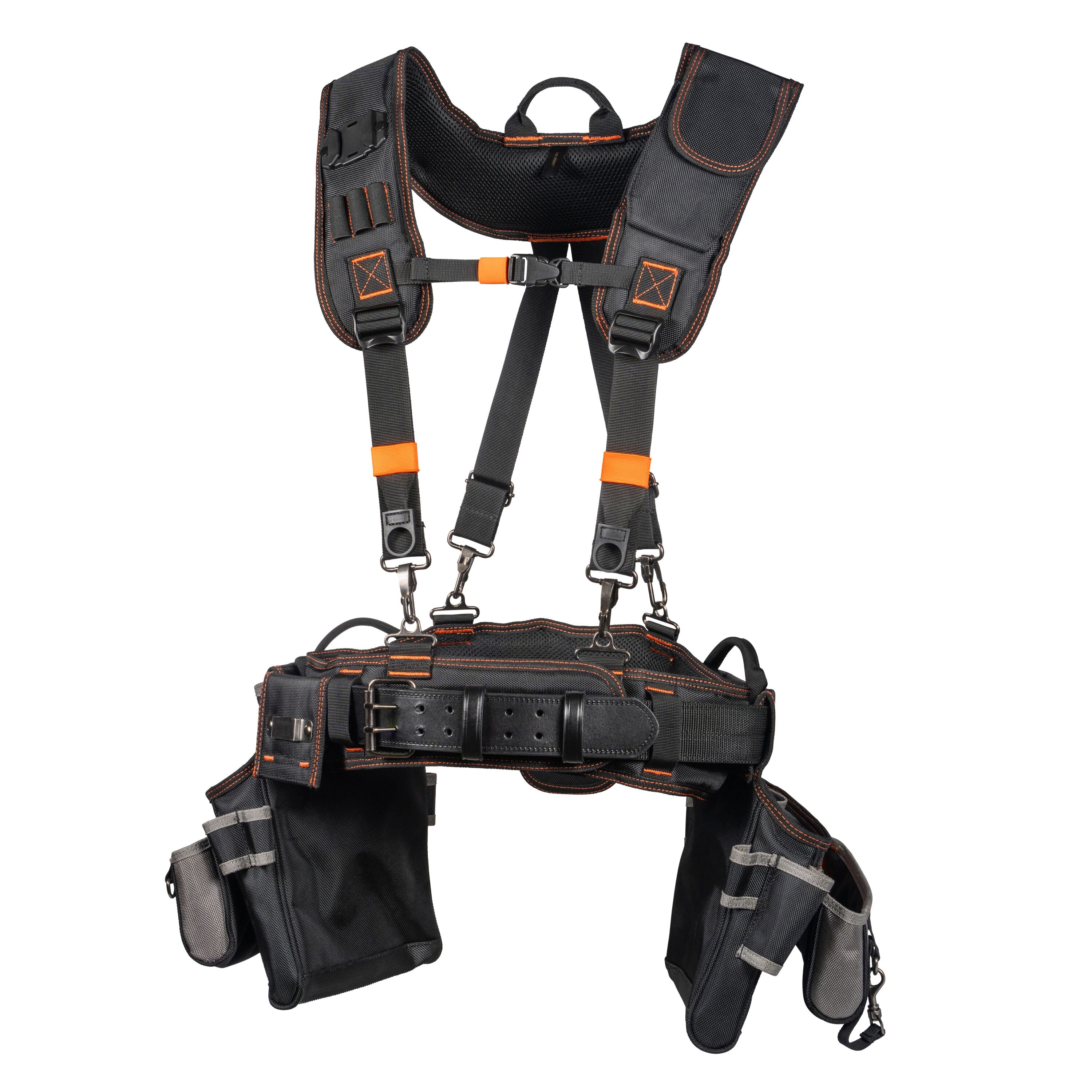 Klein 55896 Tool Rig with Suspenders, 23 Pockets