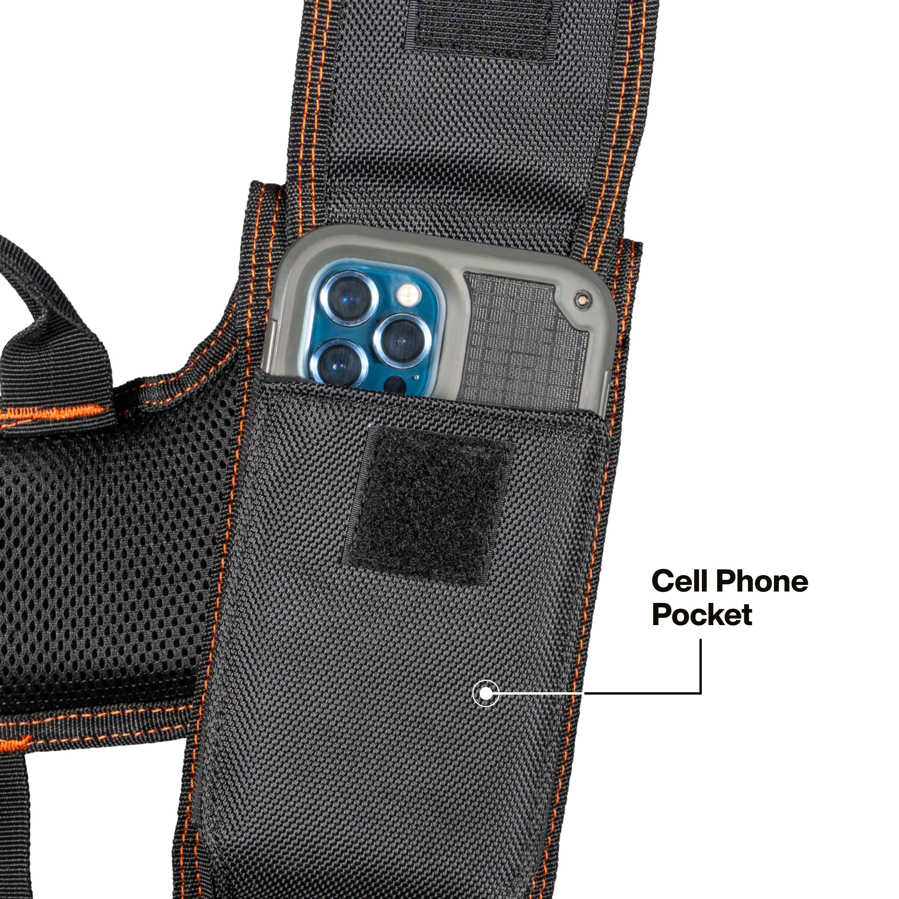 Klein 55896 Tool Rig with Suspenders, 23 Pockets