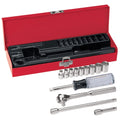 Klein Tools 65500 13-Piece, 1/4-Inch Drive Socket Wrench Set - Ace Tool Group - Klein