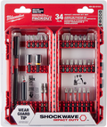 Milwaukee 48-32-5101 SHOCKWAVE Impact Duty Driver Bit Set - 34PC - Ace Tool Group - Milwaukee