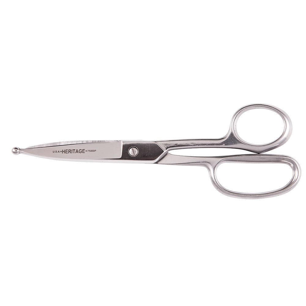 Klein G758BP Straight Stainless Trimmer w/Ball Point, 8'' - Ace Tool Group - Klein