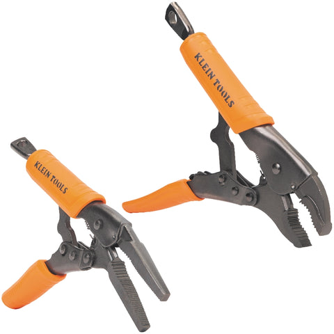 Klein 38663 Curved and Long Nose Pliers, 2 Pc - Ace Tool Group - Ace Tool Group