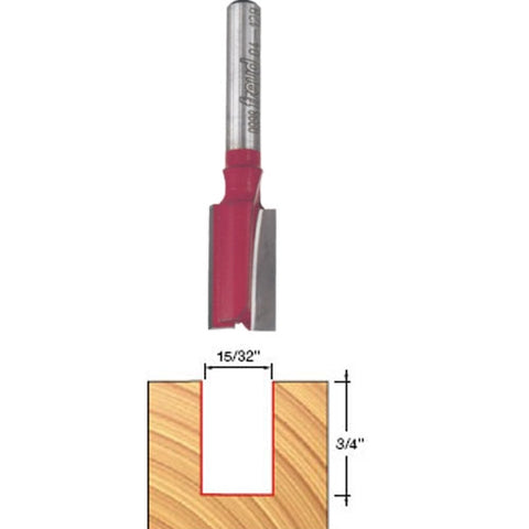 Freud Tools 15/32" (Dia.) Double Flute Straight Bit - Ace Tool Group - Freud