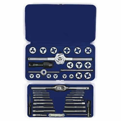 Irwin 26319 Machine Screw With Fractional Or Metric Tap And Hex Die Super Set 41-Piece Blue - Ace Tool Group - Irwin
