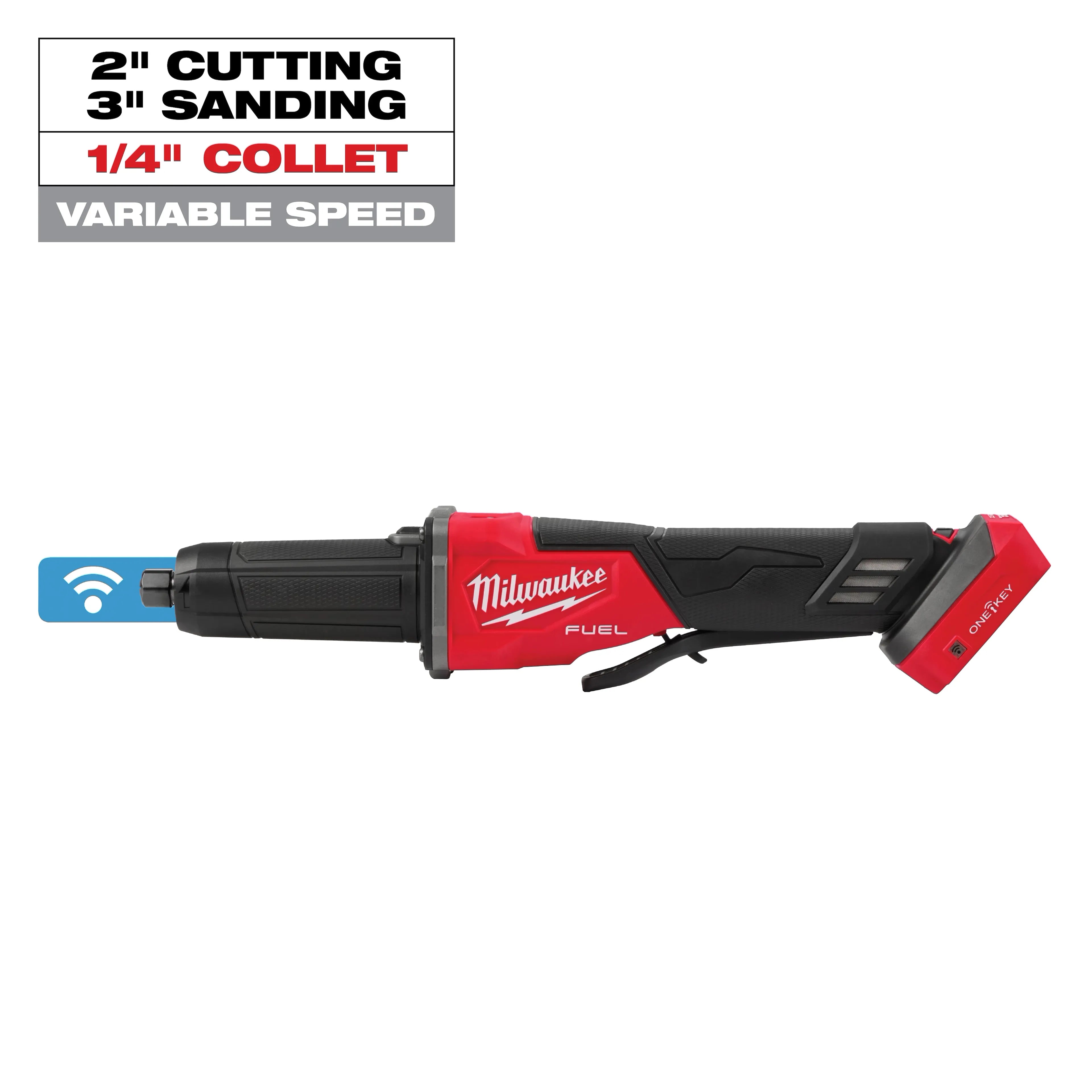 Milwaukee 2984-20 M18 FUEL Die Grinder, Paddle Switch w/ One-Key - Ace Tool Group - Milwaukee