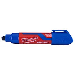 Milwaukee 48-22-3267 INKZALL Extra Large Chisel Tip Blue Marker 12 Pack - Ace Tool Group - Milwaukee