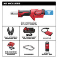Milwaukee 2678-22O M18FORCE LOGIC 6T UTILITY CRIMPING KIT W/ D3 GROOVES & FIXED O DIE - Ace Tool Group - Milwaukee