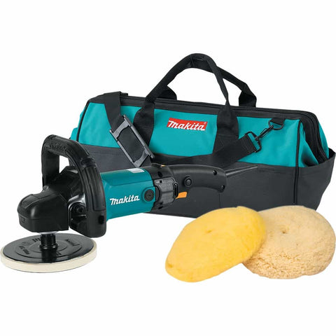 Makita 9237CX3 7" Polisher, 10 AMP, 600-3,000 RPM Kit - Ace Tool Group - Makita