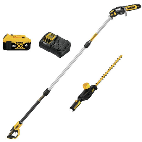 Dewalt DCKO86M1 20V Max* Cordless Pole Saw And Pole Hedge Trimmer Combo Kit - Ace Tool Group - DeWalt