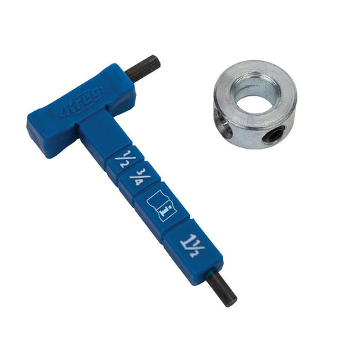 Kreg Kpha330 Easy-Set Depth Gauge / Depth Collar / Hex Wrench - Ace Tool Group - Kreg