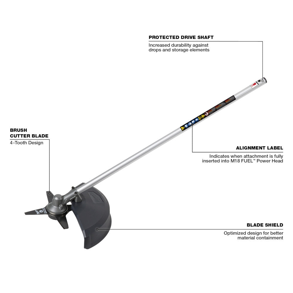 Milwaukee 49-16-2738 QUIK-LOK Brush Cutter Attachment - Ace Tool Group - Milwaukee