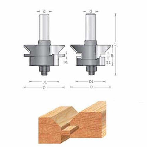 Amana Tool 55346 Adjustable "V" Panel Set - Ace Tool Group - Amana Tool
