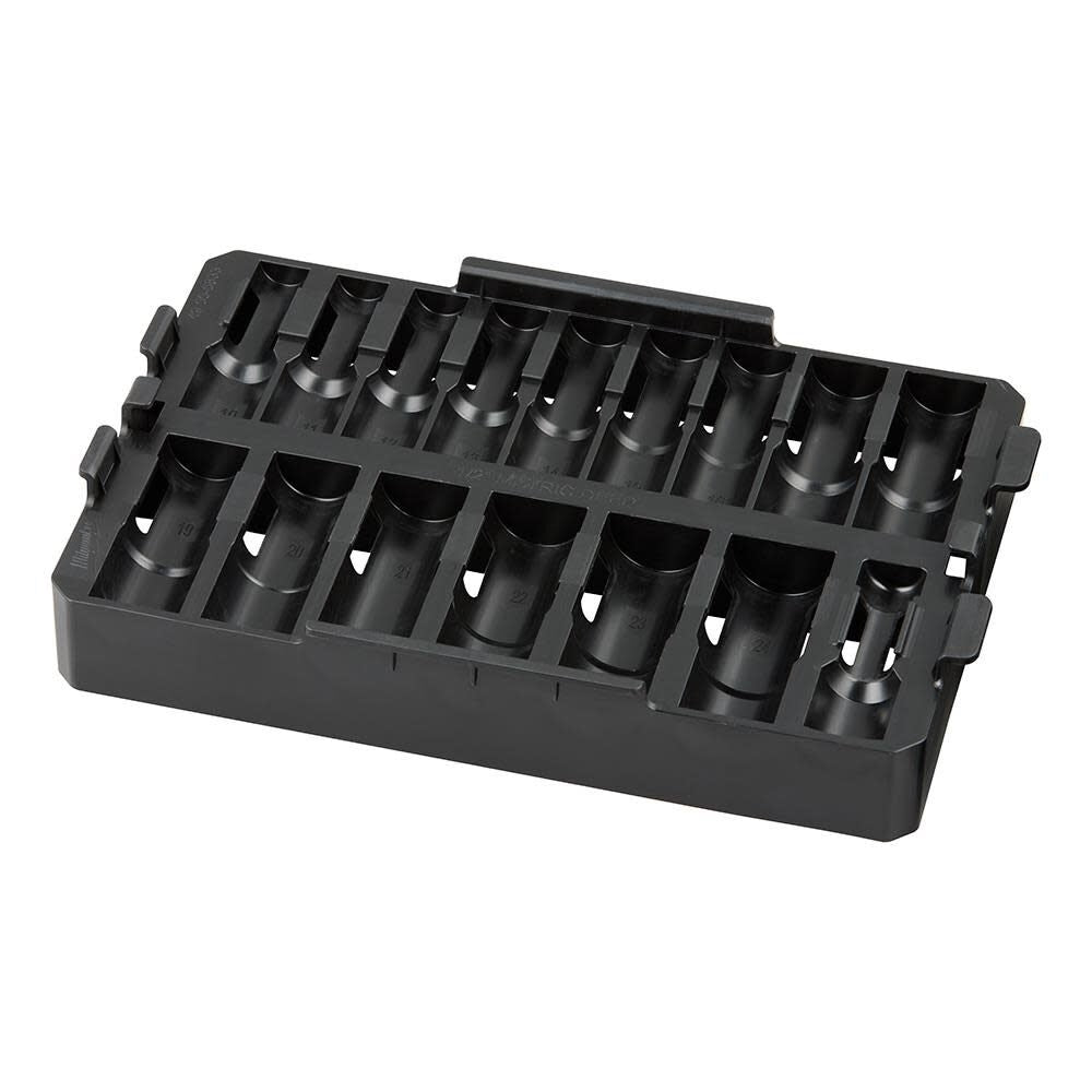 Milwaukee 49-66-6833 Impact Socket 1/2" Dr 16PC MM TRAY ONLY - Ace Tool Group - Milwaukee