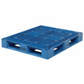 Vestil PLP2-4840-BLUE Blue Plastic Pallet 6000 Lb 48 X 40 - Ace Tool Group - Vestil