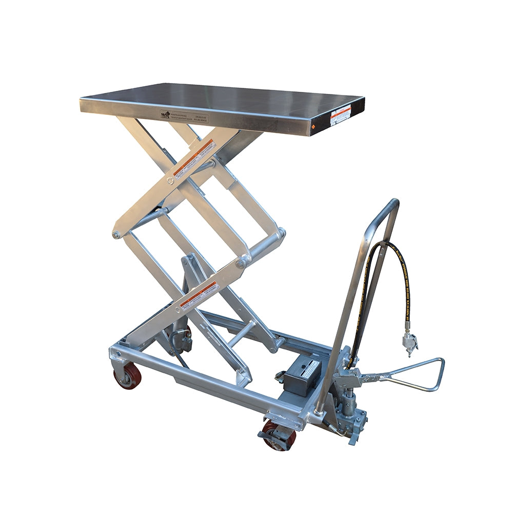 Vestil Air Ss Cart 800 Lb 20 X 35.5 - Ace Tool Group - Vestil
