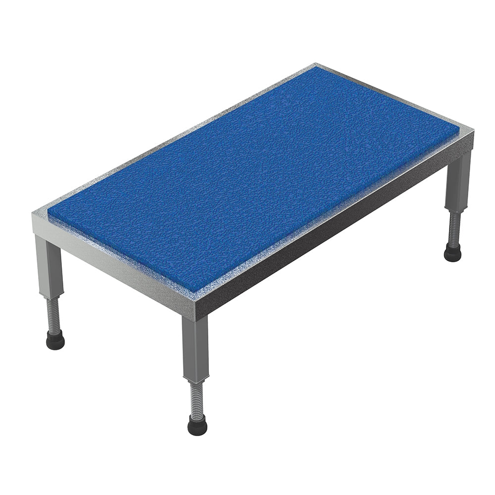 Vestil Adj Ss Stand 10-1/2-16-1/2 H 24w X 36l - Ace Tool Group - Vestil