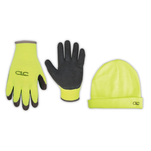CLC PK3903 Hi-Viz Winter Beanie & Glove Combo - Ace Tool Group - CLC