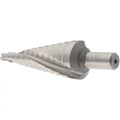 Hertel Step Drill Bit: 3/8" Shank Dia, High Speed Steel, 12 Hole Sizes - Ace Tool Group - Hertel