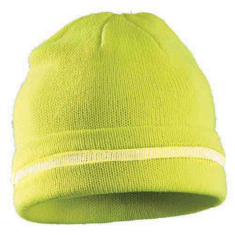 Occunomix LUX-KCR-Y One Hiviz Knitted Cap: Yellow - Ace Tool Group - Occunomix