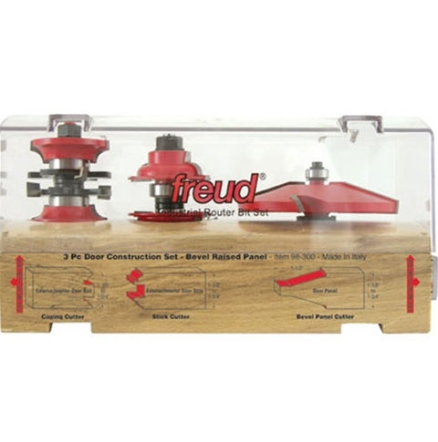 Freud Tools 3 Piece Door Construction Bit Set - Ace Tool Group - Freud
