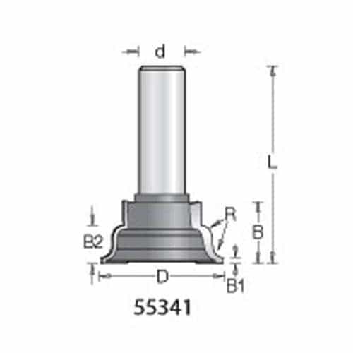 Amana Tool 55341 Window Sash 1/2 Shank - Ace Tool Group - Amana Tool