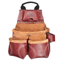 CLC 21428 CONSTRUCTION WORKER'S HEAVY-DUTY LEATHER NAIL & TOOL BAG - Ace Tool Group - CLC