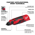 Milwaukee M12 Brushless Rotary Tool Kit - Ace Tool Group - Milwaukee