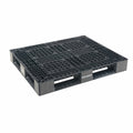Vestil PLP2-4840-BLACK Black Plastic Pallet 6000 Lb 48 X 40 - Ace Tool Group - Vestil