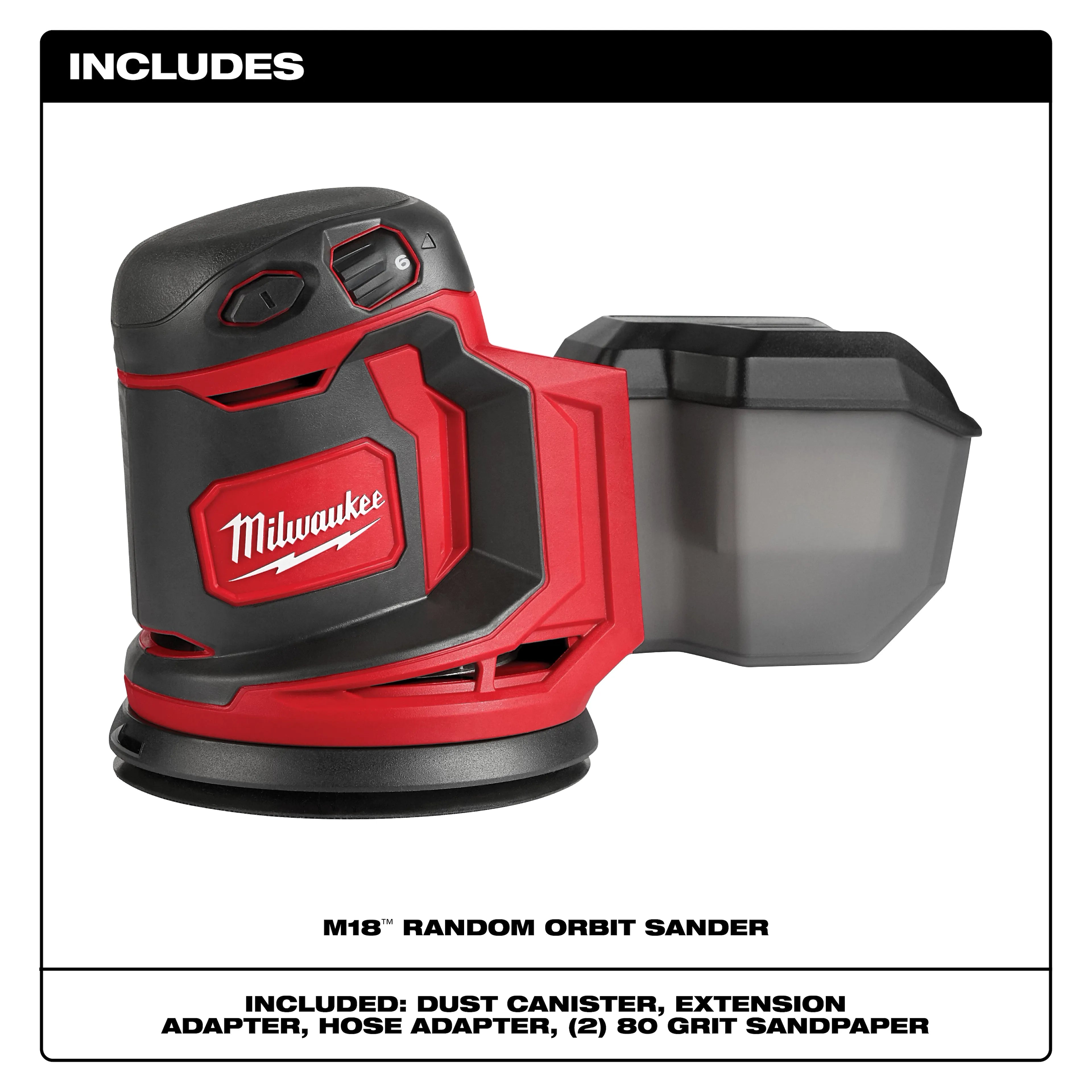 Milwaukee 2648-20 M18 Random Orbit Sander - Ace Tool Group - Milwaukee