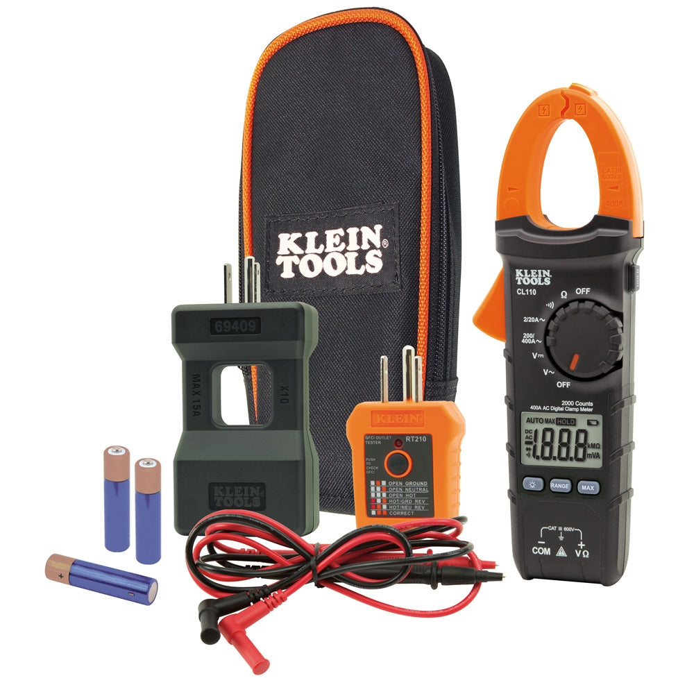 Klein CL120KIT Electrical Tester Kit/GFCI Outlet Tester - Ace Tool Group - Klein