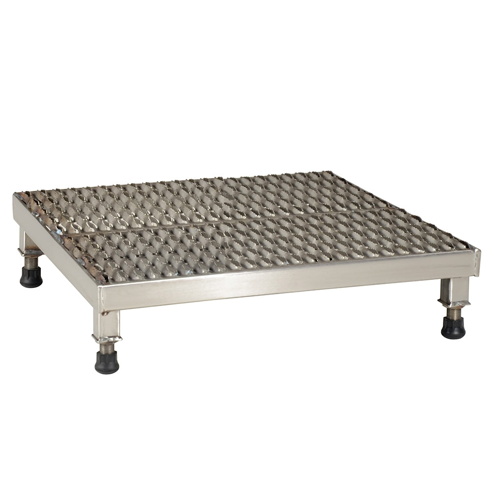 Vestil Adj Ss Stand 10-1/2-16-1/2 H 24w X 60l - Ace Tool Group - Vestil