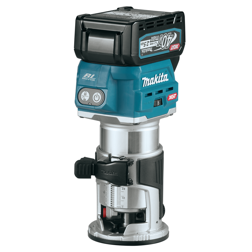 Makita GTR01D1 40V max XGT Brushless Cordless Compact Router Kit (2.5Ah) - Ace Tool Group - Makita